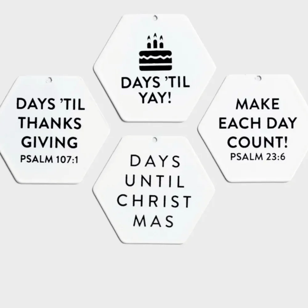 Candace Cameron Bure - Geometric Countdown Calendar.  New